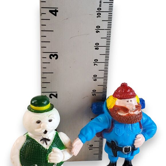 Lot of 2 Rankin Bass Rudolph PVC Figures Sam Snowman & Yukon Cornelius 2003 - Picture 8 of 9